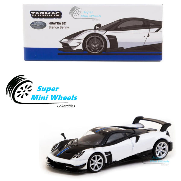 Tarmac Works 1:64 Pagani Huayra BC Bianco Benny White