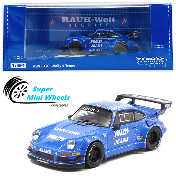 Tarmac Works 1:64 RWB Porsche 930 Wally's Jeans (Blue)