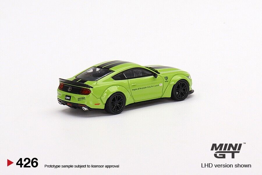 Mini GT 1:64 LB-WORKS Ford Mustang Grabber Lime LBWK #426 – Super Mini ...