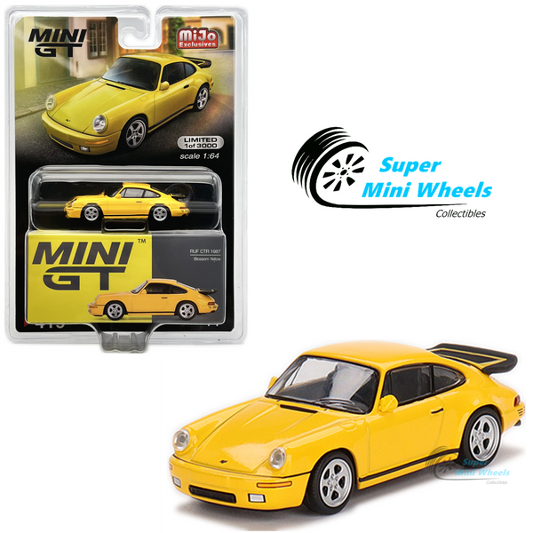 Mini GT 1:64 Porsche RUF CTR 1987 Blossom Yellow #419