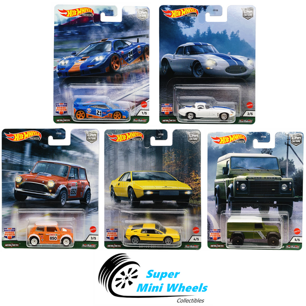 Hot Wheels Premium 2021 Car Culture A Case British Horse Power 5 Cars [In-Stock]