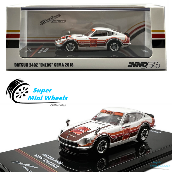 INNO64 1:64 Datsun 240Z "ENEOS" Sema 2018 (White)