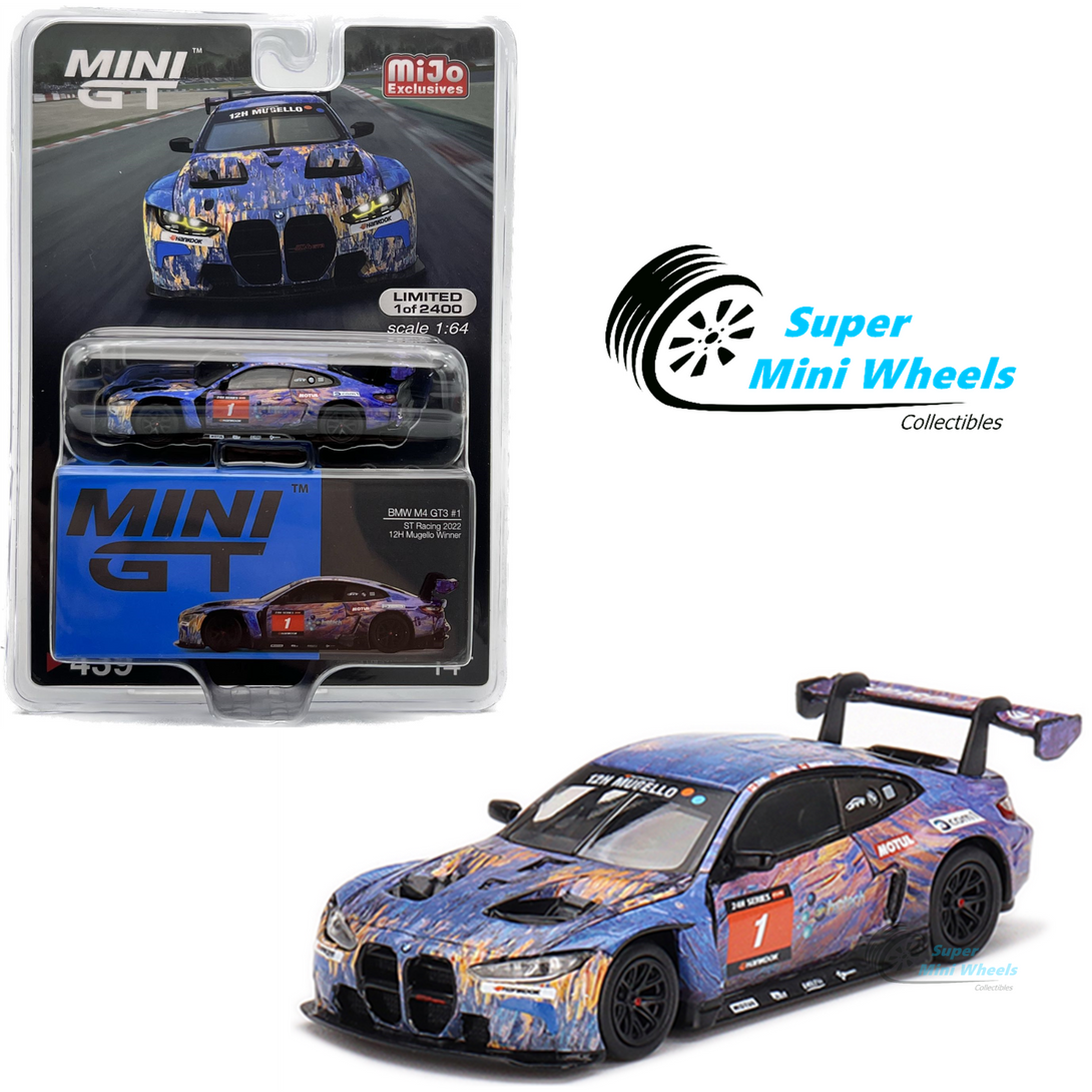 Mini GT 1:64 BMW M4 GT3 #1 2022 12H Mugello Winner #439 – Super Mini GT 1:64 BMW M4 GT3 #1 2022 12H Mugello Winner #439 – Super