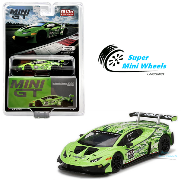 Mini GT 1:64 Lamborghini Huracan GT3 EVO Presentation #352