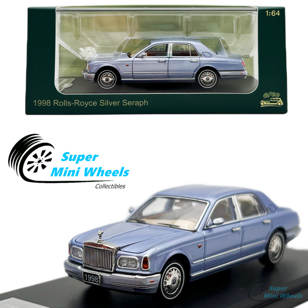 GFCC 1:64 1998 Rolls-Royce Silver Seraph (Blue) Diecast Model Car