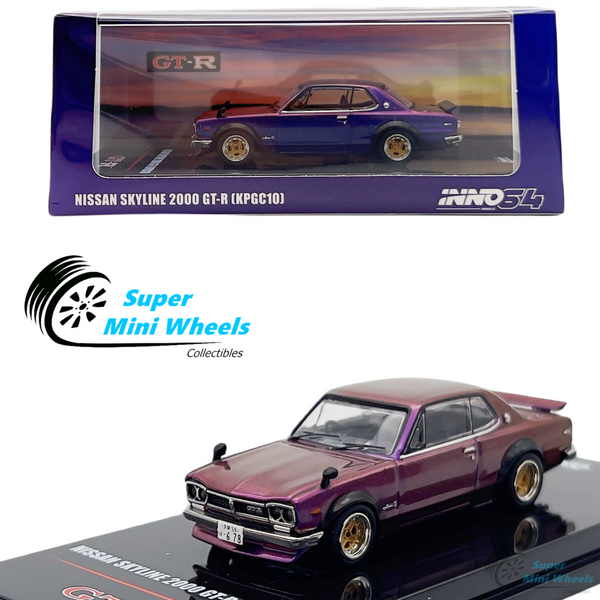 INNO64 1:64 Nissan Skyline 2000 GT-R KPGC10 Magic Purple