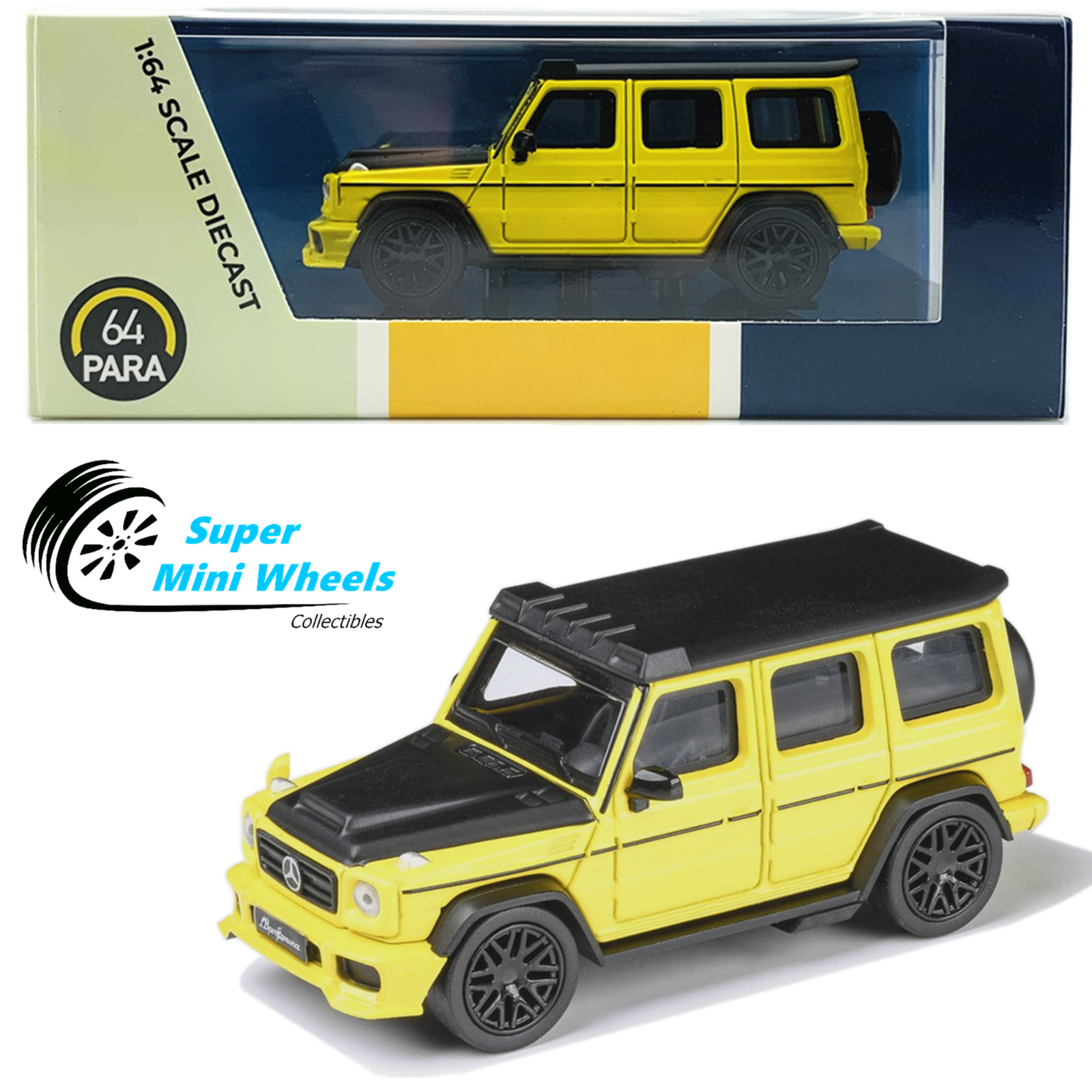 PARA64 LBWK Liberty Walk AMG G63 Yellow - Diecast Model - 1:64 – Super ...