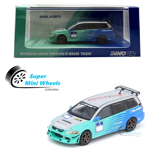 INNO64 1:64 Mitsubishi Lancer Evolution IX Wagon Falken