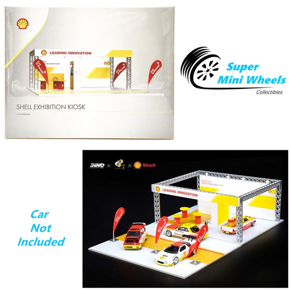 INNO64 x Tiny 1:64 Shell Exhibition Kiosk Diorama (Hong Kong Toy Car Exclusives)