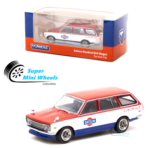 Tarmac Works 1:64 Datsun Bluebird 510 Wagon Service Car