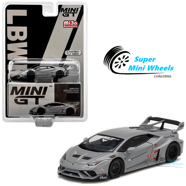 Mini GT 1:64 LB WORKS Lamborghini Huracan GT FIGHTERS WORKS (Gray) #258