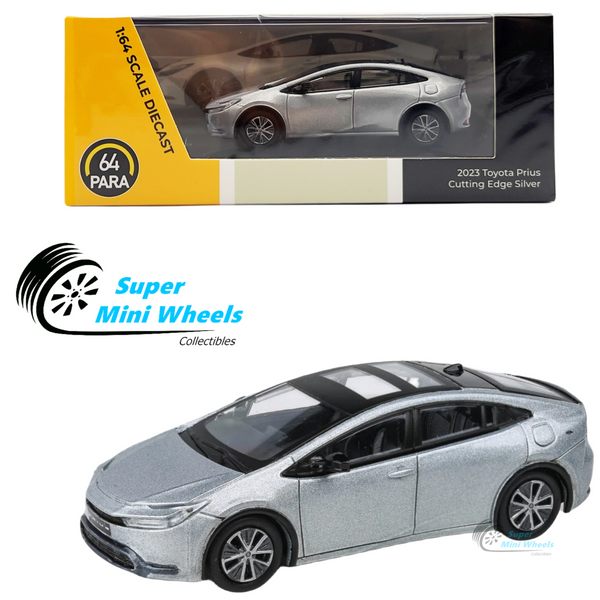 PARA64 1:64 2023 Toyota Prius Cutting Edge Silver