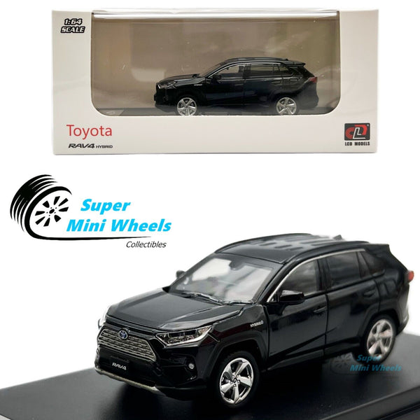 LCD Models 1:64 - Toyota RAV4 Hybrid (Black) Diecast Model