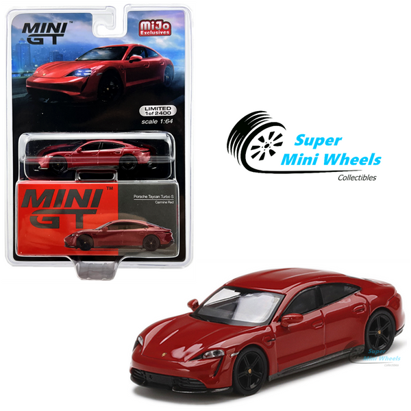 Mini GT 1:64 Porsche Taycan Turbo S Carmine Red #289