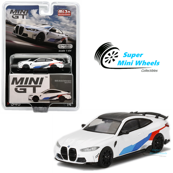 Mini GT 1:64 BMW M4 M-Performance (G82) Alpine White #346