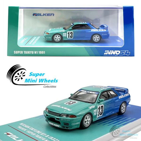 INNO64 1:64 Nissan Skyline GT-R [R32] #13 Falken Super Taikyu N1 1991