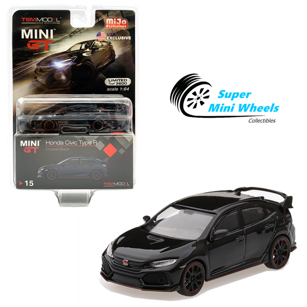 Mini GT 1:64 Honda Civic Type R (FK8) Crystal Black #15