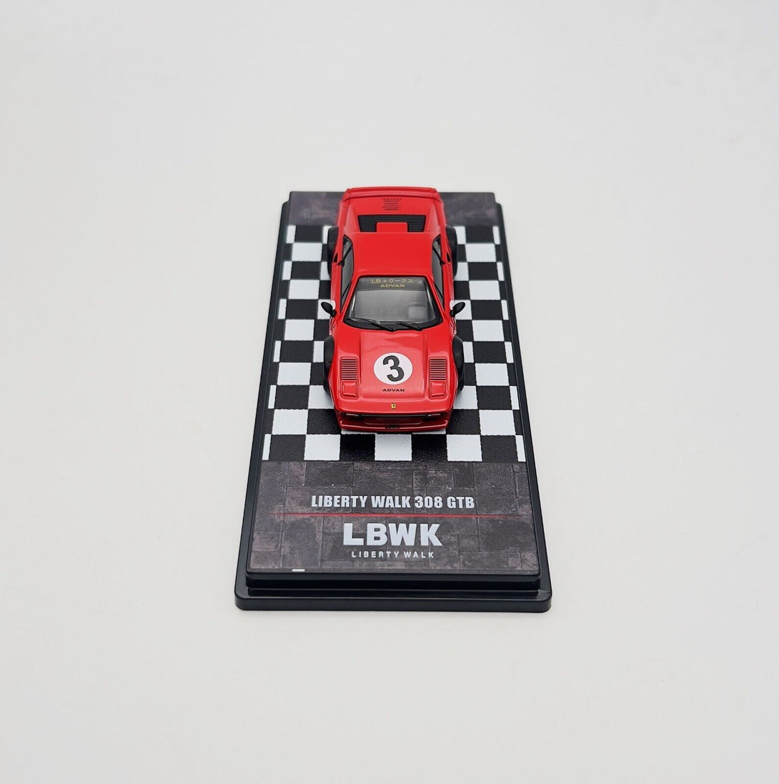 INNO64 1:64 Liberty Walk Ferrari 308 GTB LBWK Red – Super Mini Wheels