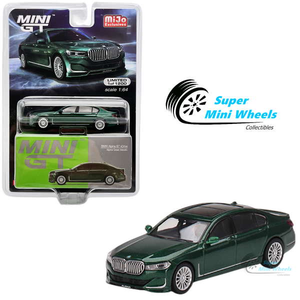 Mini GT 1:64 BMW Alpina B7 xDrive Alpina Green Metallic #498