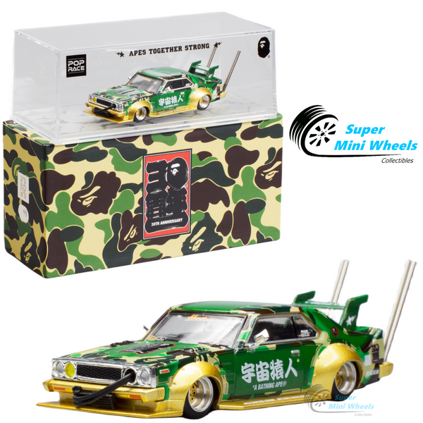 Pop Race 1:64 Skyline C210 Kaido Racer Bosozuko Style – Bape 30th Anniversary