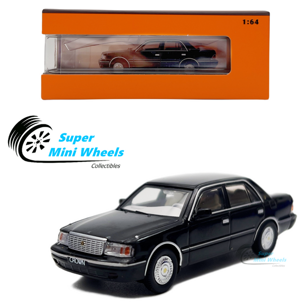 GCD 1:64 Toyota Crown JZS155 Black - Diecas Model