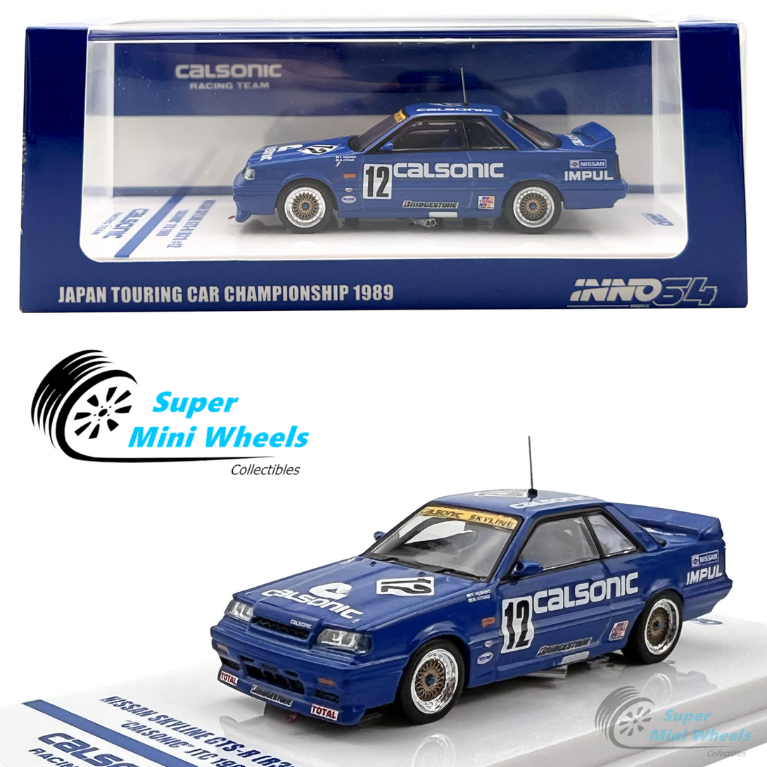 INNO64 1:64 NISSAN SKYLINE GTS-R (R31) #12 “CALSONIC” JTCC 1987 – Super ...