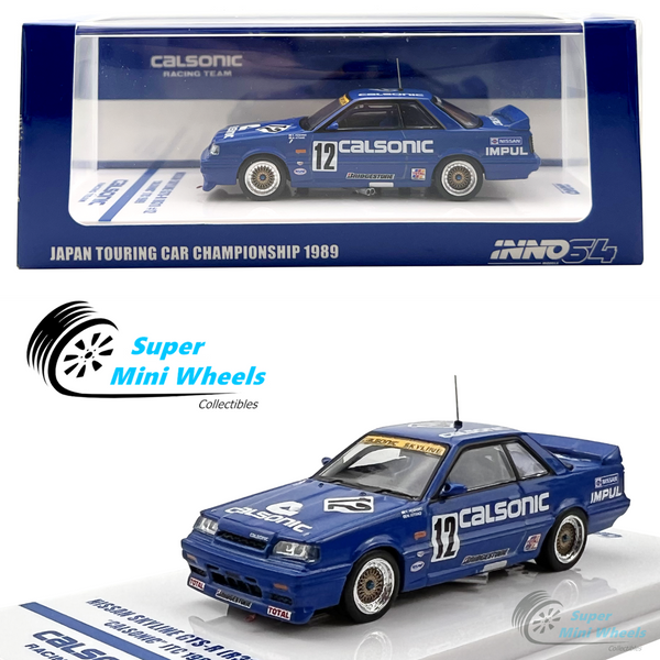 INNO64 1:64 NISSAN SKYLINE GTS-R (R31) #12 “CALSONIC” JTCC 1987