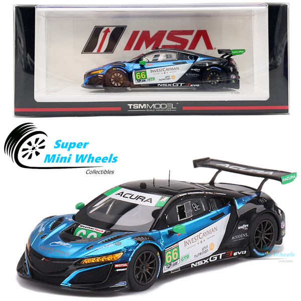 TSM-Model 1:43 Acura NSX GT3 EVO22 #66 2022 IMSA Daytona 24 Hrs Resin TSM430681