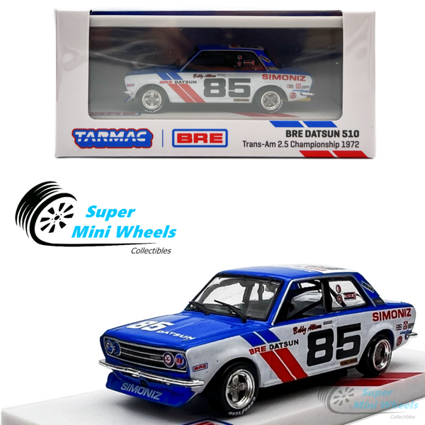 Tarmac Works 1:64 BRE Datsun 510 #85 with Container