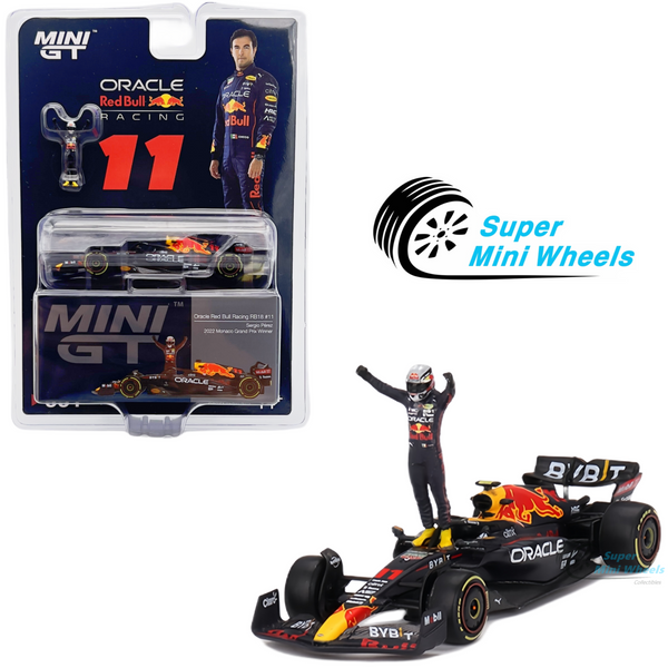 Mini GT 1:64 F1 Red Bull Racing RB18 #11 Sergio Pérez 2022 Monaco Winner #551