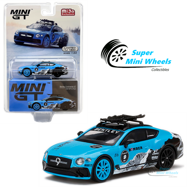 Mini GT 1:64 Bentley Continental GT (Blue) 2020 GP Ice Race #247