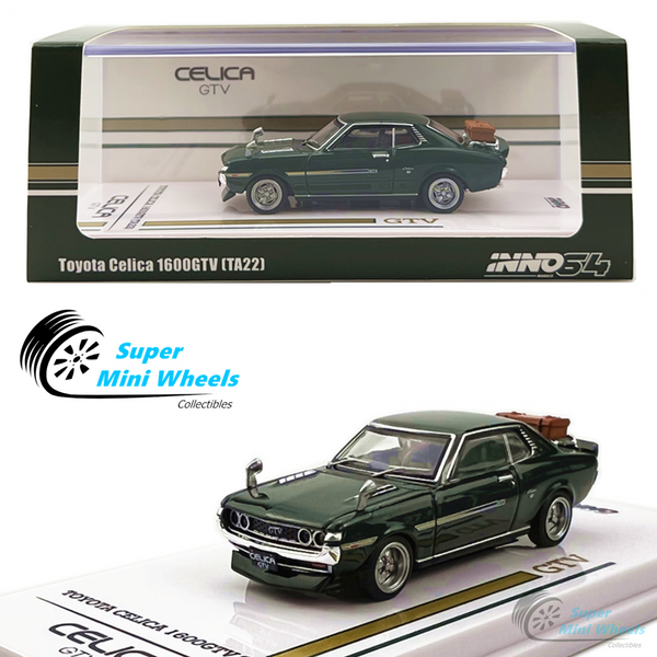 INNO64 1:64 Toyota Celica 1600GTV TA22 with Luggage (Green)