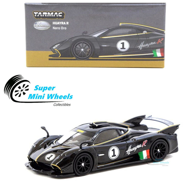 Tarmac Works 1:64 Pagani Huayra R Nero Oro #1 (Black)