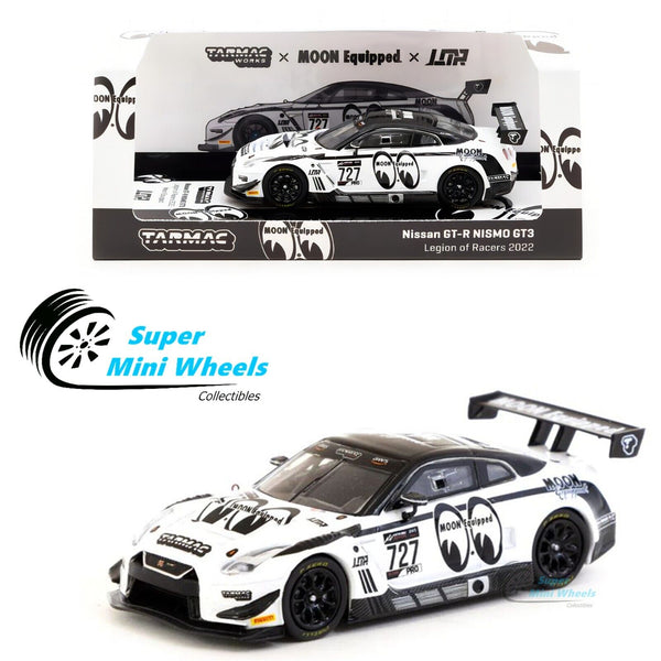 Tarmac Works 1:64 Nissan GT-R NISMO GT3 Legion of Racers 2022 #727 Moon Equipped