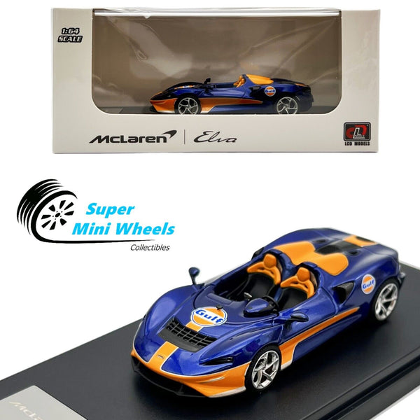 LCD Models 1:64 - Mclaren Elva Gulf (Dark Blue) Diecast Model