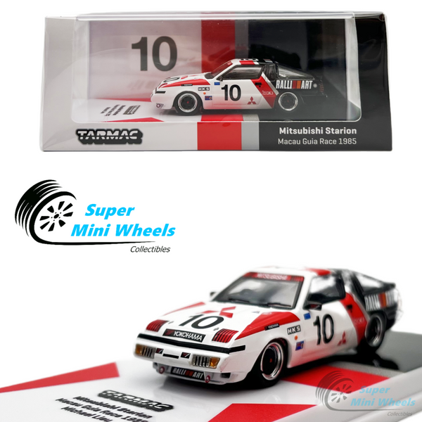 Tarmac Works 1:64 Mitsubishi Starion #10 Macau Guia 1985 Ralliart