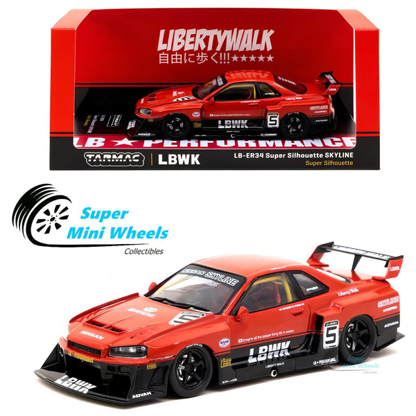 Tarmac Works 1:43 LB-ER34 Super Silhouette SKYLINE #5