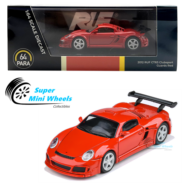 PARA64 1:64 Porsche 2012 RUF CTR3 Clubsport - Guards Red