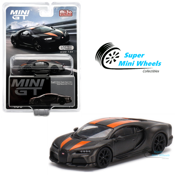 Mini GT 1:64 Bugatti Chiron Super Sport 300+ World Record 304.773 mph #409