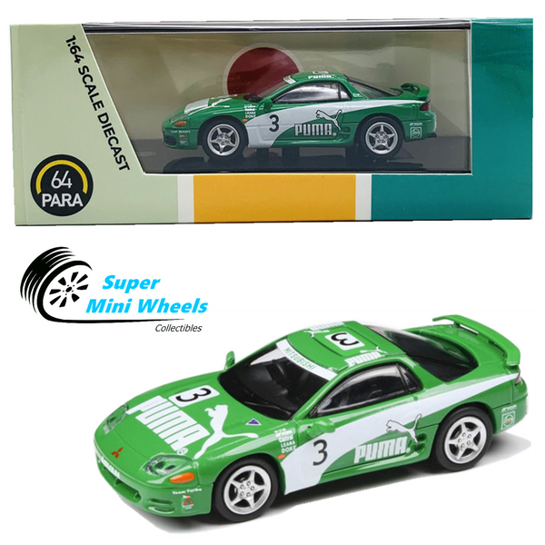 PARA64 - Mitsubishi GTO 3000GT PUMA (Green) Diecast Model 1:64